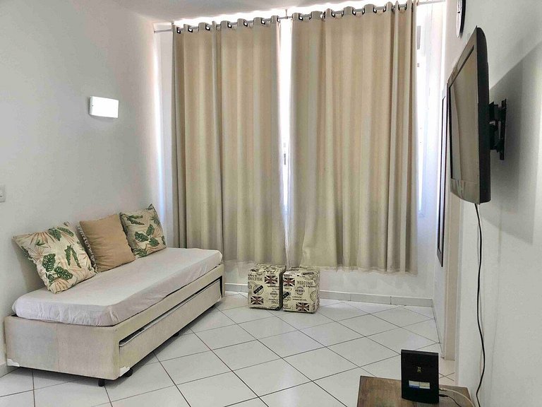 Apartamento na Praia das Pitangueiras - 1 Vaga