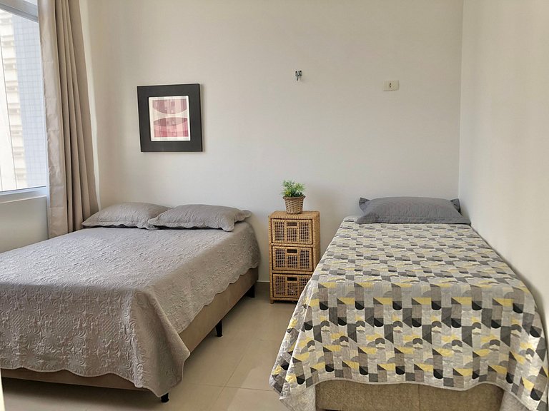 Apartamento Vista Mar nas Pitangueiras com 1 Vaga